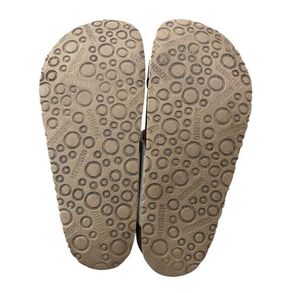 Mephisto Madeline Leather Slide Thong Sandals Size 38 US 8 - Picture 6 of 6